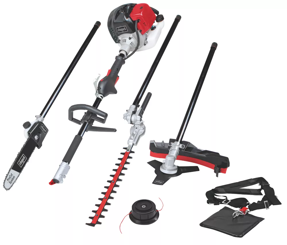 Outil Thermique Multifonction 4 En 1 Scheppach 51,7cm3 1 Outil Thermique Multifonction 4 En 1 Scheppach 51,7cm3