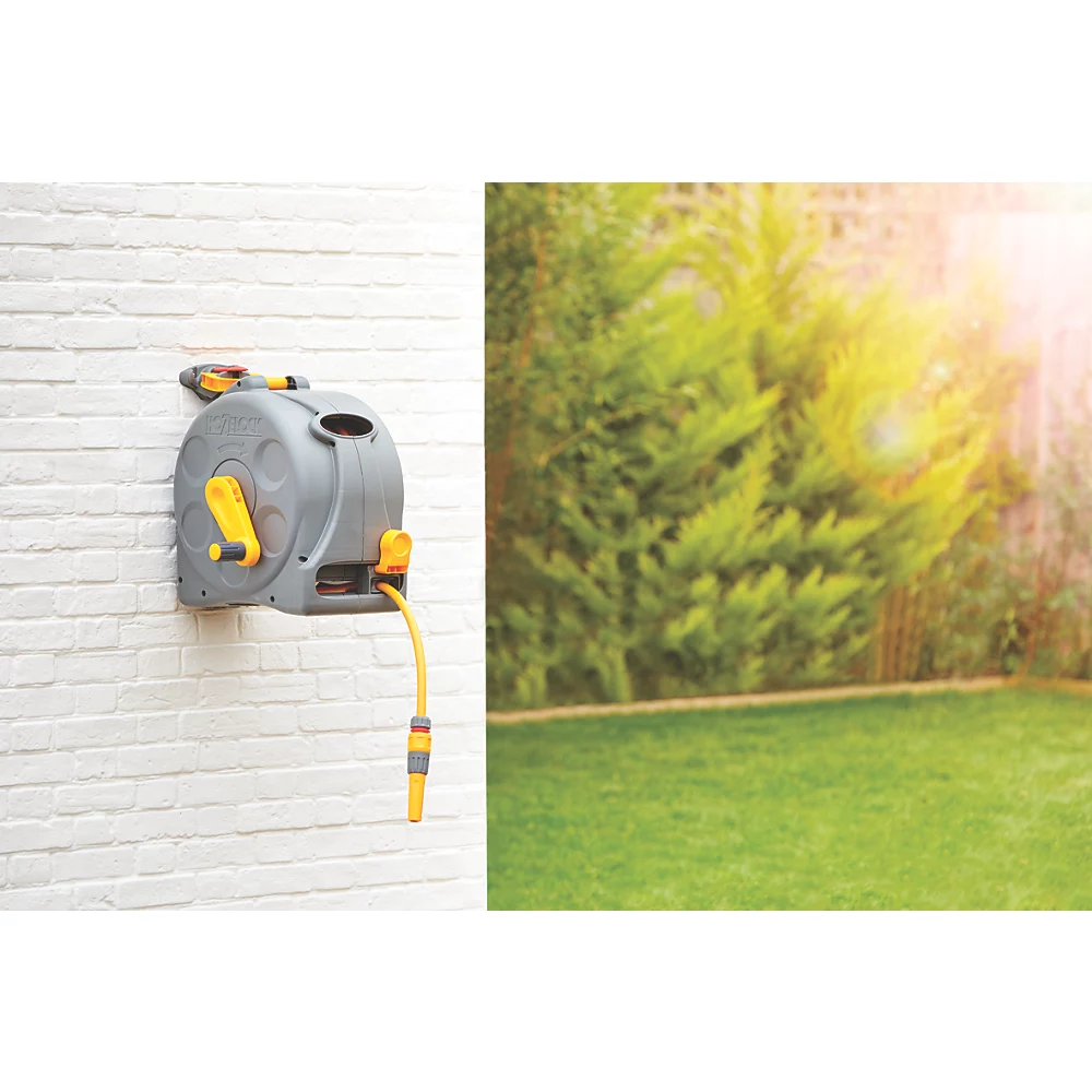 Enrouleur Compact 2-en-1 Hozelock Avec Tuyau De 25m 2 Enrouleur Compact 2-en-1 Hozelock Avec Tuyau De 25m – Image 2