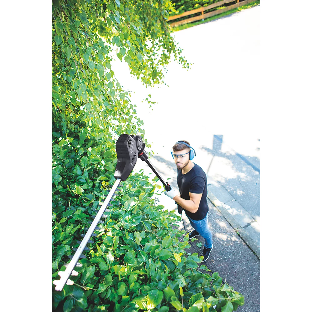Taille-haie Télescopique électrique 2 en 1 Scheppach TPX710 230V 4 Taille-haie Télescopique électrique 2 en 1 Scheppach TPX710 230V – Image 4